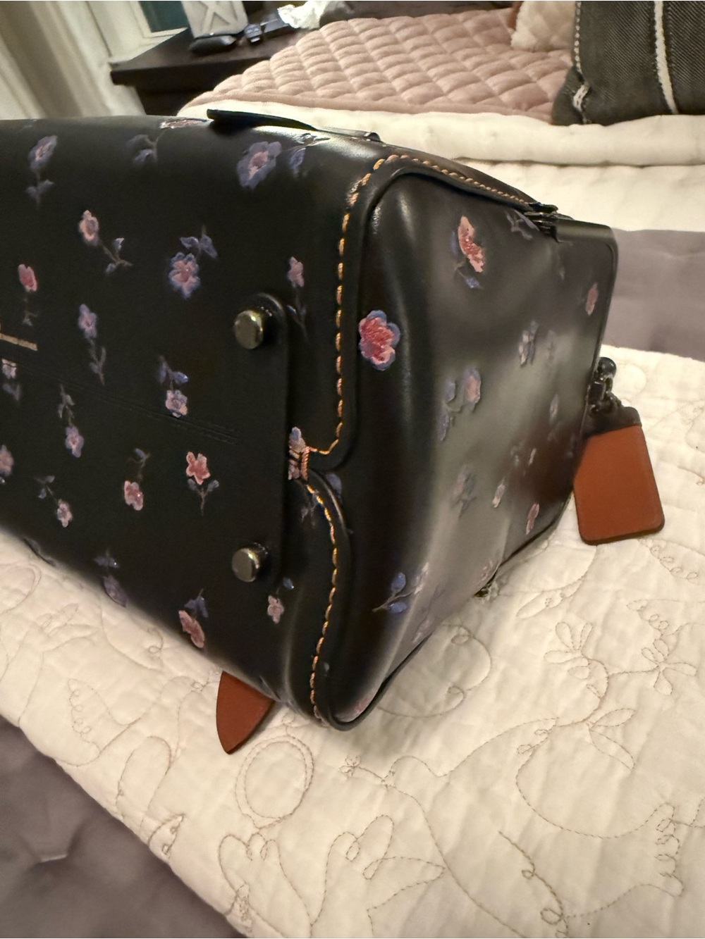 EUC Coach Mailbox Bag 1941 Prairie Rose - Picture 10 of 15
